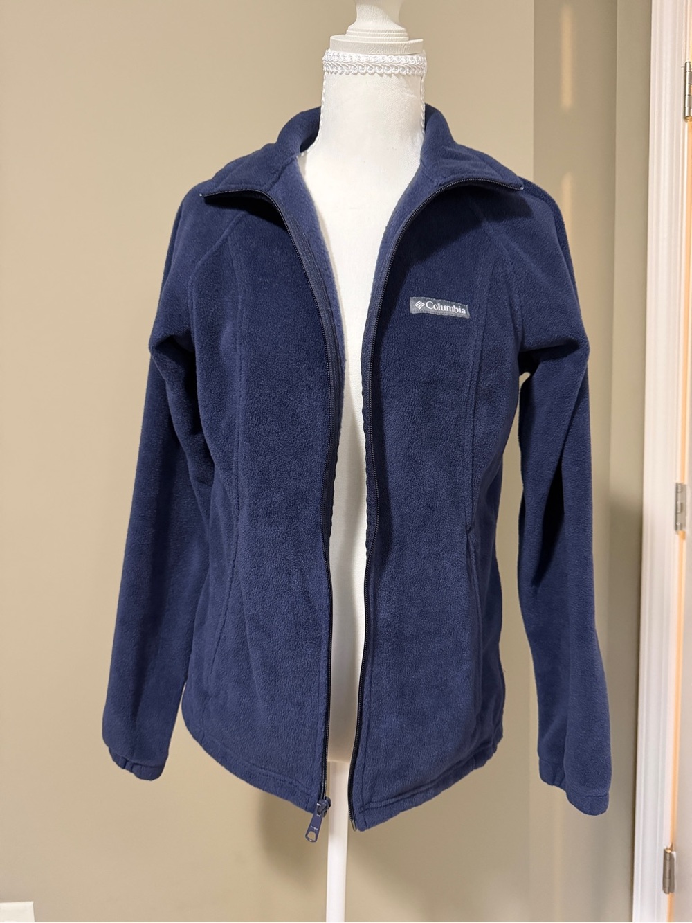 Columbia Women’s Navy Full-Zip Fleece Jacket